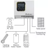 Inverteris QOLTEC ECO Solar Boost 4kW MPPT LCD, 4 kW galia, MPPT įkrovos valdymas, LCD ekranas