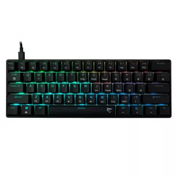 Mechaninė klaviatūra White Shark Shinobi-2 Juoda US layout su Brown jungikliais