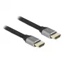 HDMI laidas DeLOCK Ultra High Speed 48 Gbps 8K 60 Hz pilkas 1 m
