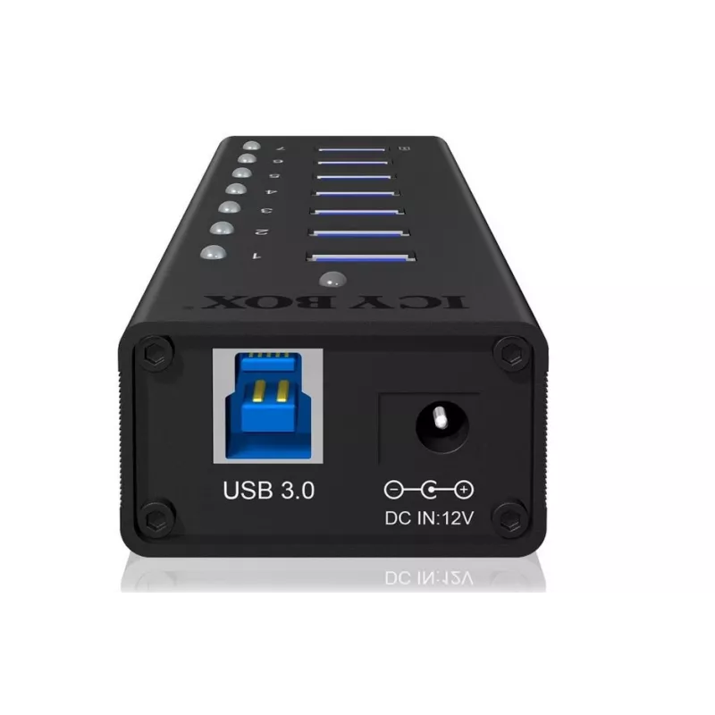 ICY BOX IB-AC618 USB 3.2 Gen 1 (3.1 Gen 1) Type-B 5000 Mbit/s Juoda