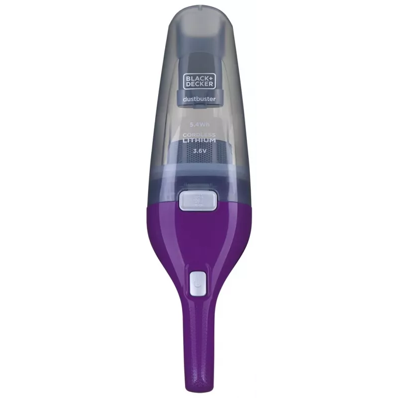 Juoda & Decker NVC115W rankinis dulkių siurblys Pilkas, Violetinis, be maišelio