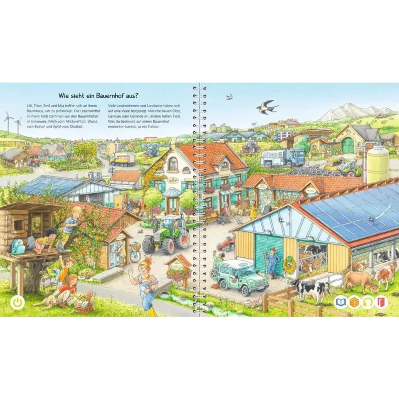 tiptoi Starter-Set: Why? How? What For? On the Farm, Learning Book pin and picture book