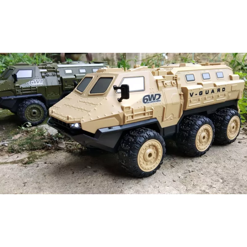 Amewi V-Guard šarvuotis 6WD 1:16 RTR nuotoliniu būdu valdomas RC modelis su elektros varikliu (22585)