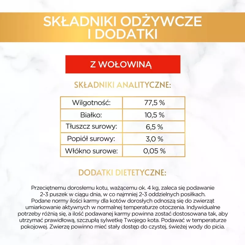 GOURMET Gold jautiena - šlapias kačių maistas - 85 g