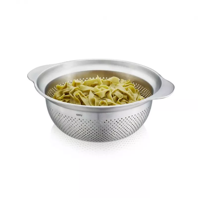 GEFU virtuvinis sietelis PREMIO G-28132, 27 cm nerūdijančio plieno tinklelis, rankinis