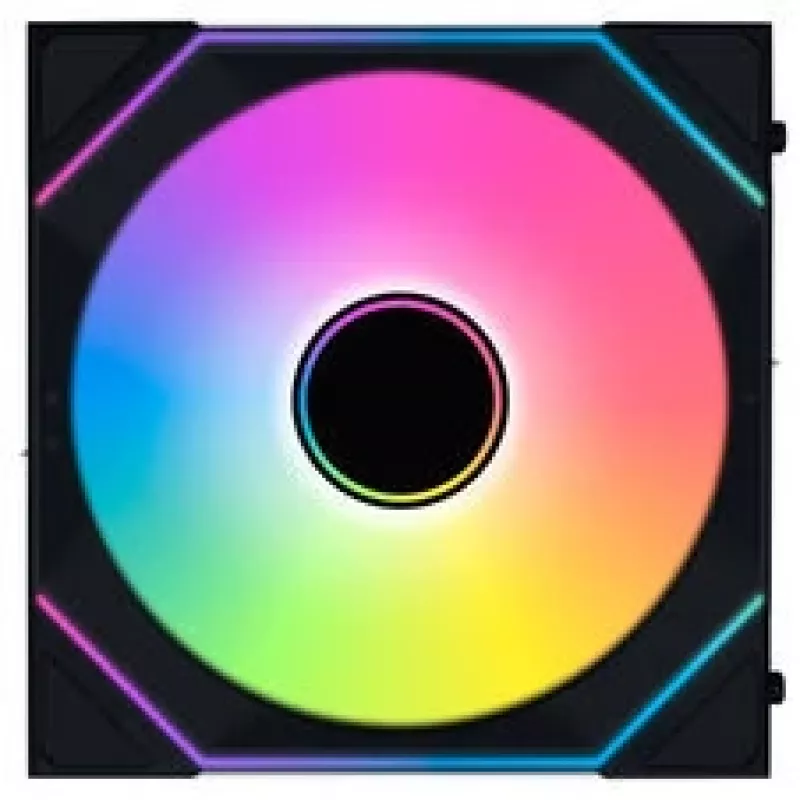 Aušinimo ventiliatorius Lian Li UNI FAN SL-INF Wireless ARGB PWM Reverse Blade 140mm juodas