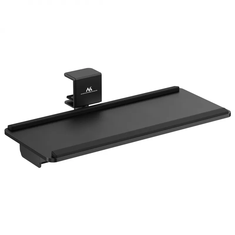 Maclean po stalu montuojamas klaviatūros laikiklis, maks. apkrova 5 kg, horizontalus ir vertikalus reguliavimas, juodas, MC-108 B