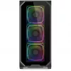 Sharkoon AK5G RGB Midi Tower Juoda PC korpusas