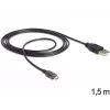 USB laidas DeLOCK USB 2.0-A - USB micro-B 1,5m
