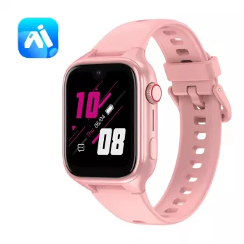 Išmanusis laikrodis Stelio Junior Pro AI 4G ST-SWJ102-PK — vaikų 4G laikrodis, rožinis