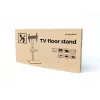 Grindinis TV stovas GEMBIRD TVS-55T-02 32–55 colių televizoriams, plieninis, aukštis 600 mm, VESA 100x100–400x400, maks. apkrova 35 kg
