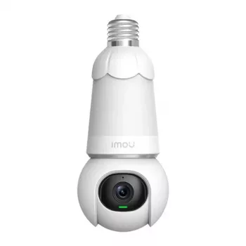 IMOU IPC-S6DP-5M0WEB-E27 IP apsaugos kamera, lemputės formos, 5 MP, 2,8 mm objektyvas, Wi‑Fi, „MicroSD“ iki 256 GB, 30 m naktinis matymas