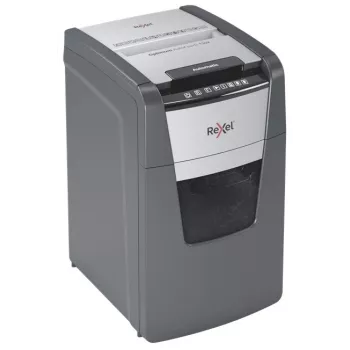 Rexel Optimum AutoFeed+ 130X popieriaus smulkintuvas Kryžminis smulkinimas 55 dB 22 cm Juoda, Sidabrinė