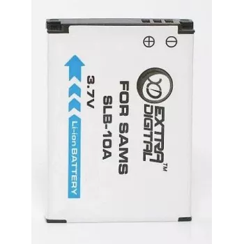 Baterija extra digital SLB-10A 3,7 V 1000 mAh nešiojamiesiems įrenginiams