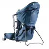 Kūdikio nešiojimo kuprinė Deuter Kid Comfort Pro, mėlyna, poliamidas, maks. 22 kg, skydelis nuo saulės, šoninė kišenė