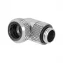 Barrow Multi-Link Adapter Connector 90 laipsnių G1/4 AG į 12mm AD kietvamzdis - Pasukamas, Sidabrinis (TWT90KND-K12 s)