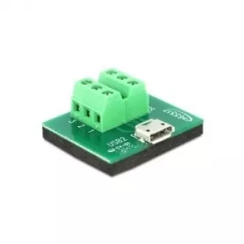 Kabelio sąsajos adapteris DeLOCK 65517 Micro USB 6p juoda, žalia