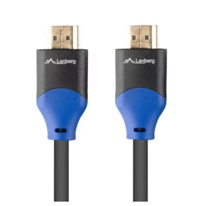HDMI laidas Lanberg CA-HDMI-15CU-0030-BK 3m HDMI Type A jungtis (vyriška) 18 Gbit/s
