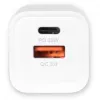 ALLNET maitinimo adapteris PSU-GaNPD-USB-1A1C-33W — 33W USB-C PD ir USB-A QC įkroviklis, EU kištukas