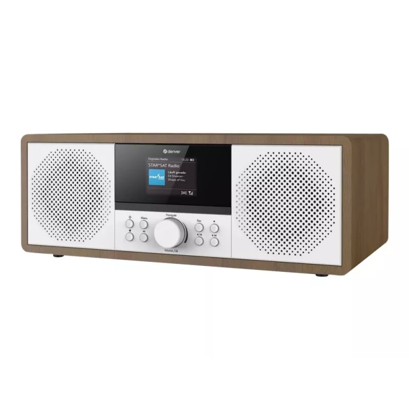 Internetinis radijas Denver MIR-270DW DAB+ FM 20W Wood