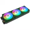 Thermaltake CT120 EX Reverse ARGB Sync 120mm korpuso ventiliatorius, 3 vnt. pakuotėje, žalias