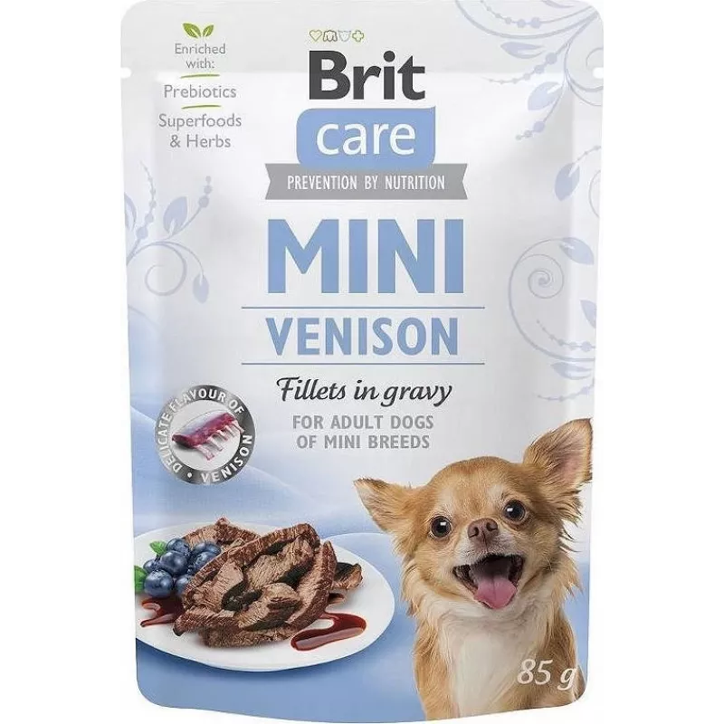 BRIT Care Mini Venison - šlapias šunų ėdalas - 85 g