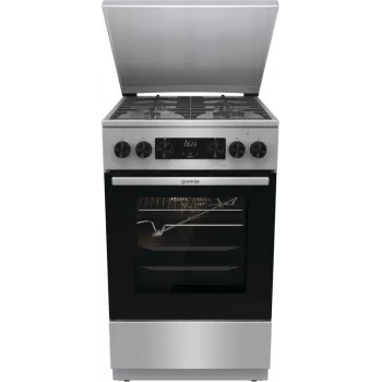 Gorenje GKS5C71XF Laisvai pastatoma viryklė su orkaite, sidabrinė