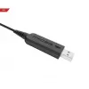 Koss CS200 USB ausinės su laidu, lankeliu, skirtos skambučiams/muzikai, USB Type-A, juodos