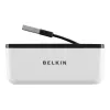 Belkin USB 2.0 4 prievadų kelionių koncentratorius, sidabrinis, F4U021bt
