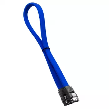 CableMod ModMesh – SATA kabelis – Serial ATA 150/300/600 – SATA (W) į SATA (W) – 60 cm – mėlyna (CM-CAB-SATA-N60KB-R)