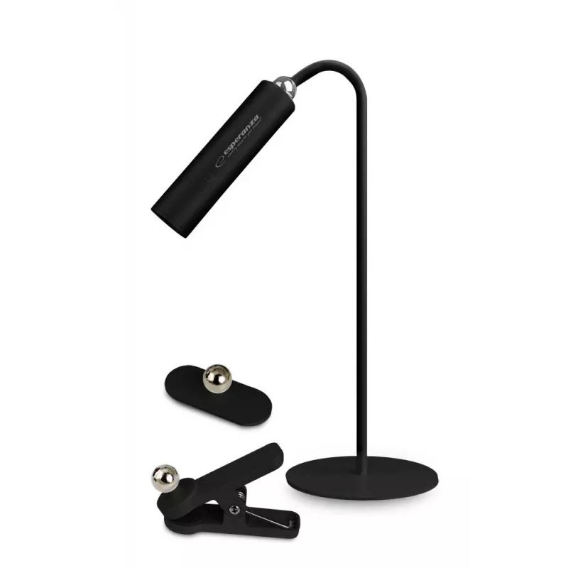 Esperanza ELD118K LED stalinė lempa 3in1 juoda