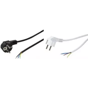 LogiLink - maitinimo laidas - CEE 7/7 (M) į be kištuko - AC 250 V - 1,5 m - juodas