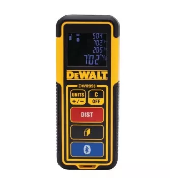 Linijinis lygmuo DeWALT DW099S 30 m horizontalus spindulys maitinamas AAA baterijomis