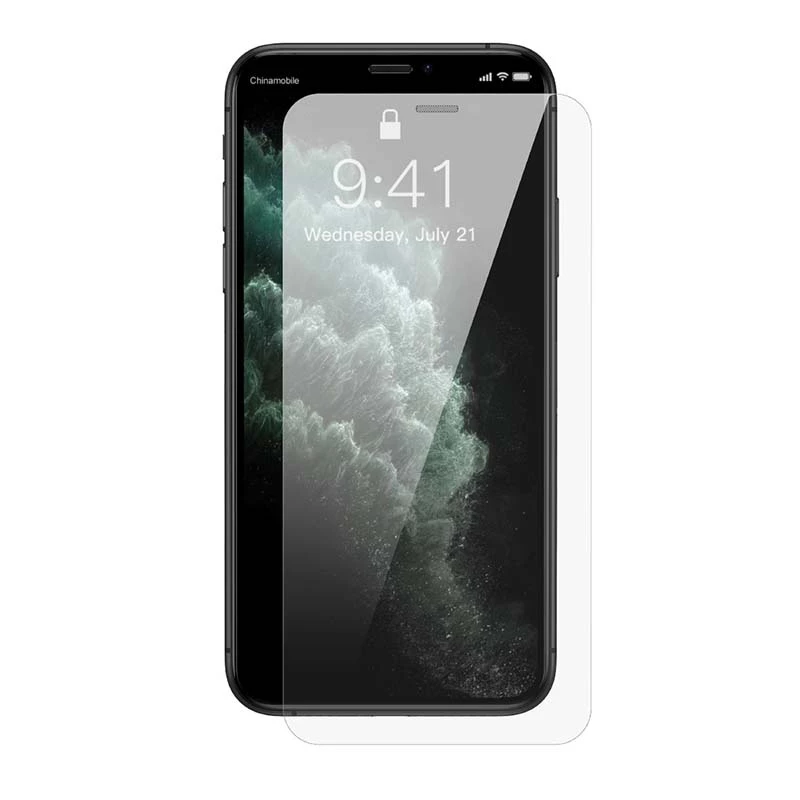 Baseus 0,3 mm pilno stiklo grūdinto stiklo plėvelė (2 vnt. pakuotė), skirta iPhone XR/11 6,1 colio