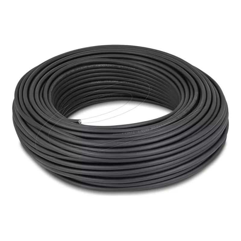 Tinklo kabelis DeLOCK 80597 Juodas Cat6a U/FTP 50 m