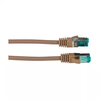 EFB-Elektronik RJ45 komutacinis kabelis Cat.6A S/FTP LSZH rudas 1m