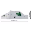 Konstruktorinis rinkinys Cobi German Bunker Regelbau 667/642 modelis COBI-3136 – detalus plytų rinkinys