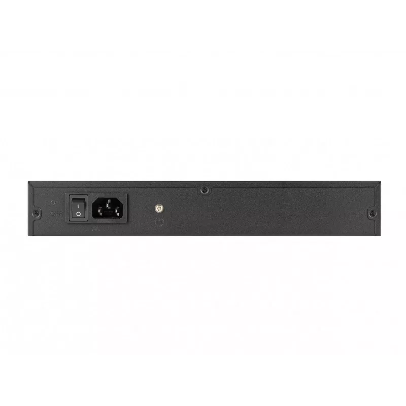 Nevaldomas komutatorius LANBERG RSGE-24 — 24× Gigabit Ethernet 1U, montuojamas į stovą, juodas