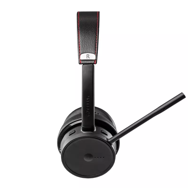 Laisvų rankų įranga Tellur Voice Pro belaidė skambučių centro ausinė, juoda TLL411007