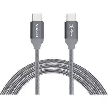 Nevox 1653 USB laidas, pilkas