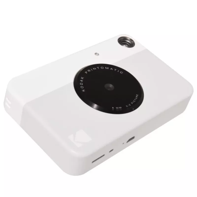“Kodak PRINTOMATIC” momentinės nuotraukos fotoaparatas, 2x3 inch, pilkas