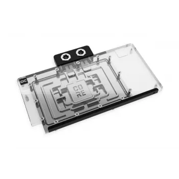 Galinė plokštė Alphacool 10270 Akrilas Aliuminis Chromas Varis Nailonas Juoda Skaidri