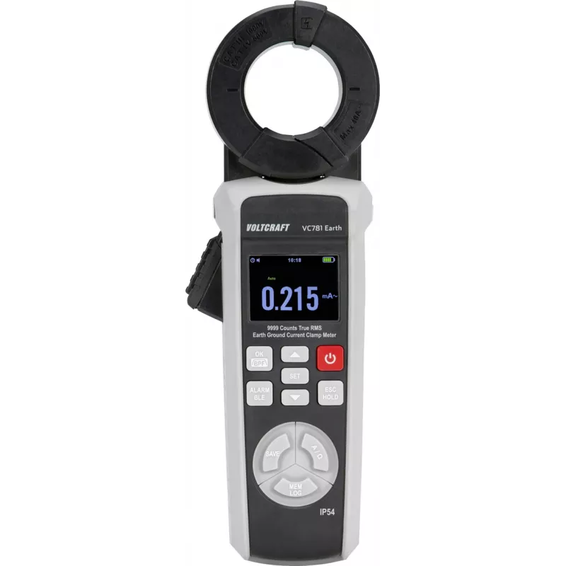 Voltcraft VC781 Erdungsmesszange for Erdschleifen and Erdableitstrom Messung CAT (VC-15078315)