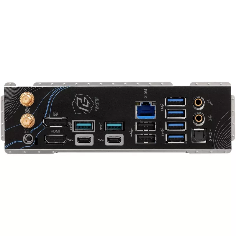 Pagrindinė plokštė ASRock Phantom Gaming Z890M Riptide WiFi — Intel Z890, LGA1851, microATX, DDR5, 4x DIMM, 256GB, Wi‑Fi 6E, 2.5Gb LAN
