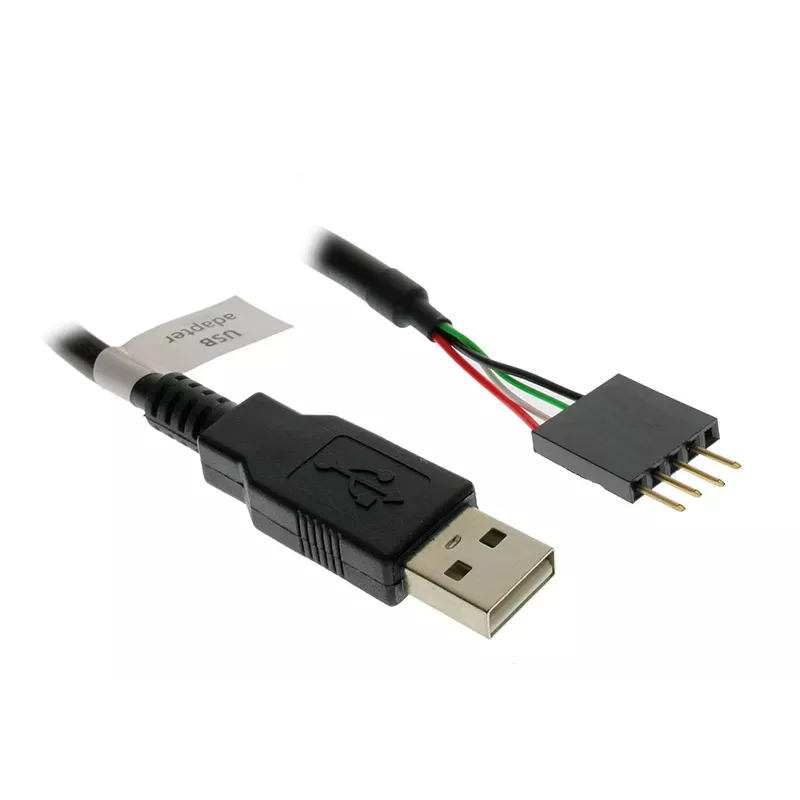 USB laidas Akasa 0,4 m USB A juodas