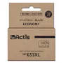 Actis KH-653BKR rašalo kasetė (pakaitalas HP 653XL 3YM75AE; Premium; 20 ml; 575 puslapiai; juoda)
