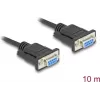 DeLOCK 86827 nuoseklusis laidas juodas 10 m DB-9