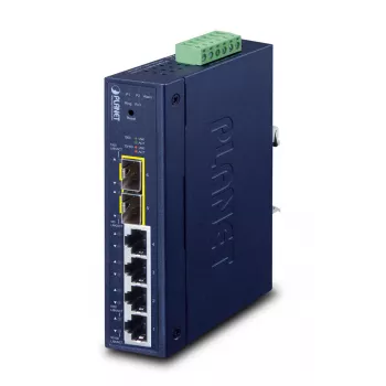 Valdomas komutatorius PLANET Industrial L2/L4 4 prievadų Gigabit Ethernet 10/100/1000