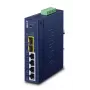 Valdomas komutatorius PLANET Industrial L2/L4 4 prievadų Gigabit Ethernet 10/100/1000
