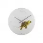 NeXtime klok 8137 Turtle, Ø43 cm, sieninis, balta / žalia